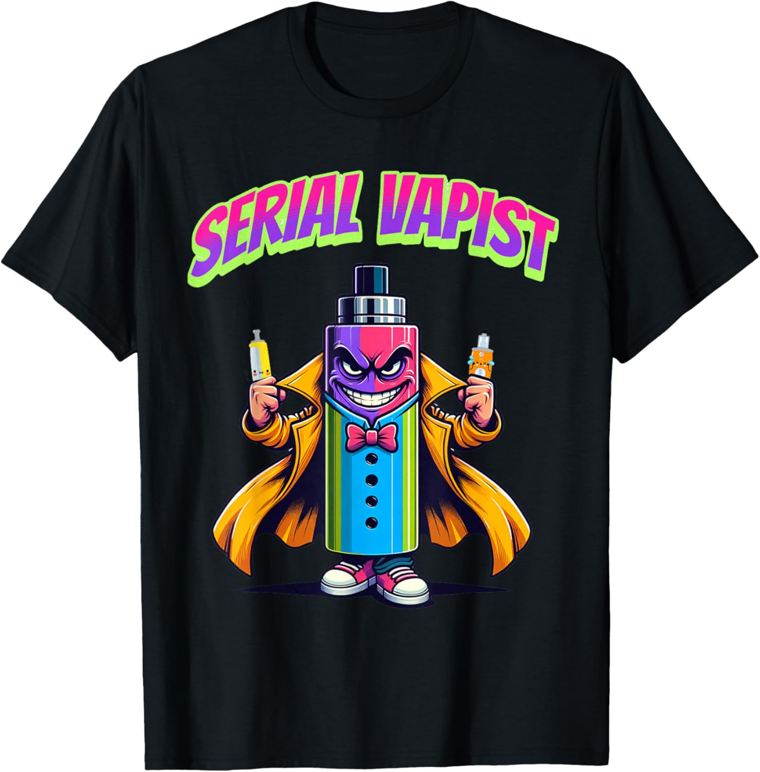 Vaping Shop - تي شيرت قطني برسومات شخصية Vapist
