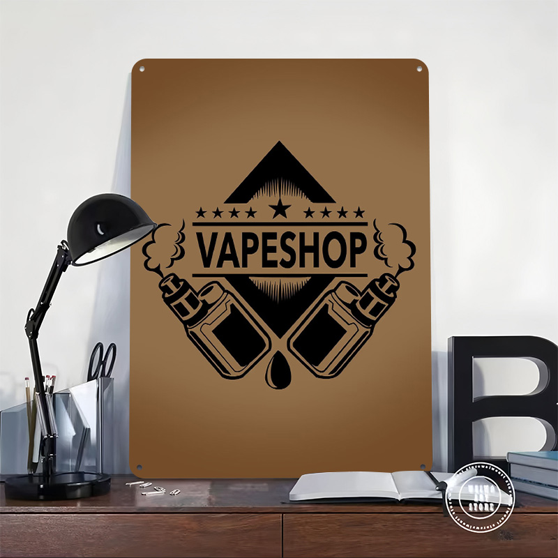 Vape Shop Logo صفيح الملصقات ل - مراجعة Vaping Shop وسعره