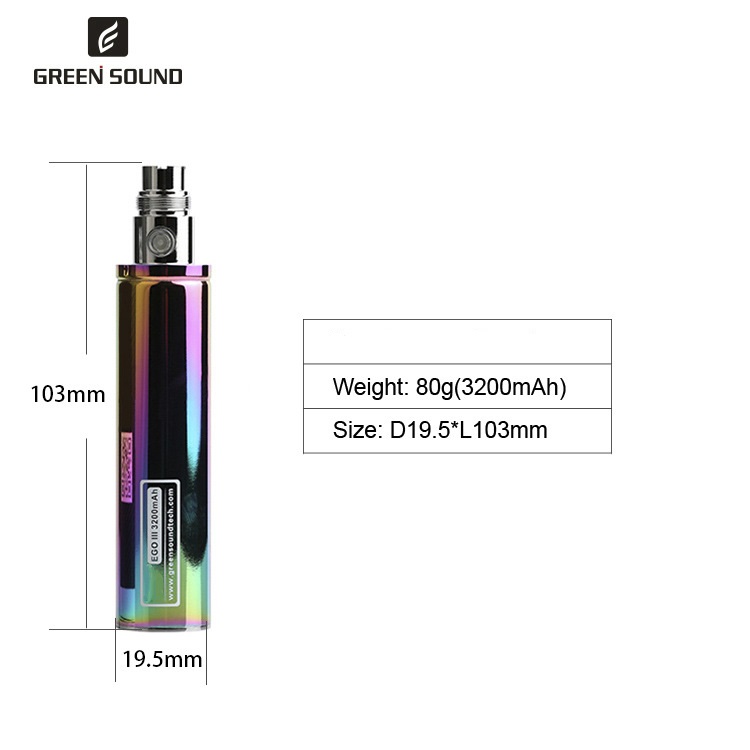 بطارية GS Ego 3 III بسعة 3200  - مراجعة Accessories For Vaping وسعره
