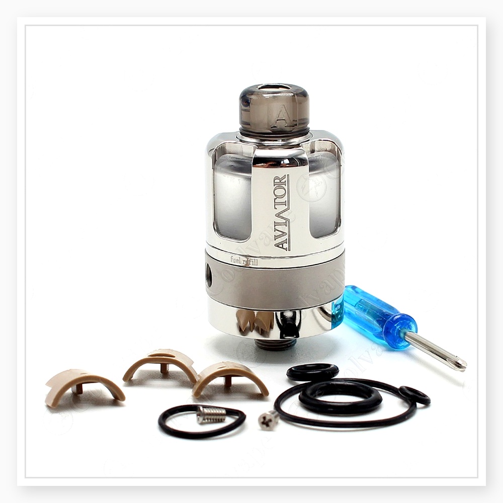 بخاخ أفياتور ستايل RTA - خزان  - مراجعة Vaping Air وسعره