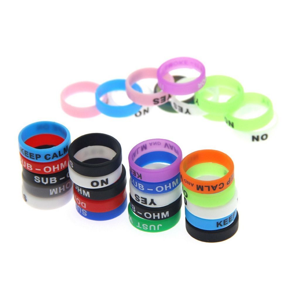 10 قطع من أغطية مقابض صنارات ا - مراجعة Vape Band Silicone وسعره