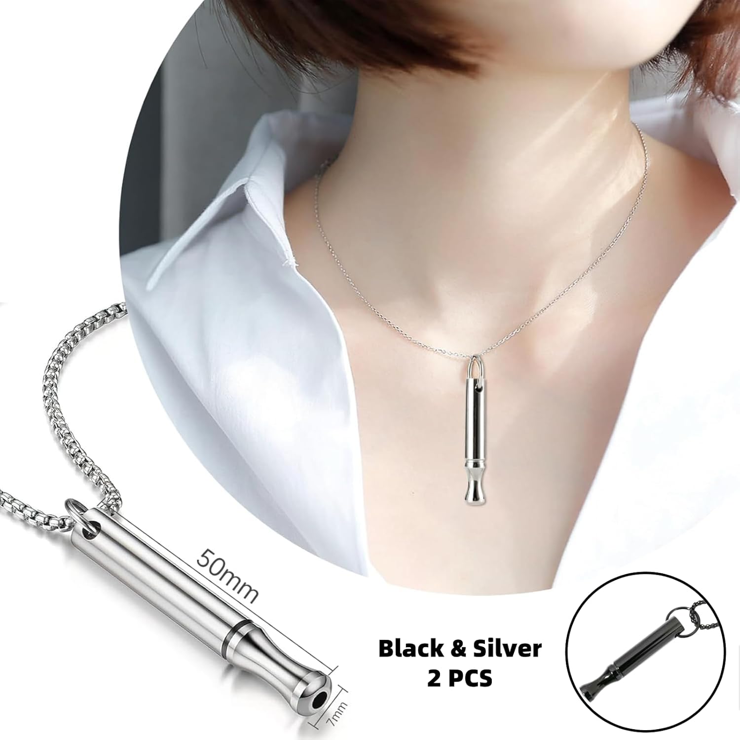 التيتانيوم الصلب التنفس قلادة  - مراجعة Accessories For Vaping وسعره