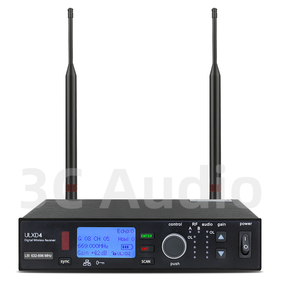 ULXD4-SLXD 500/600 ميجا هرتز م - مراجعة Shure Mic Sm58 وسعره